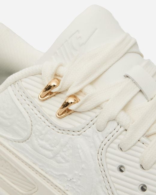 Nike White Slawn Air Max 90 Sneakers Sail for men