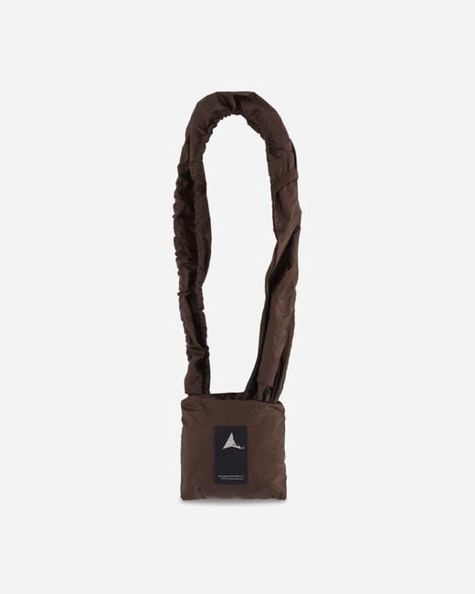 Roa Brown Laki Packable Knot Bag Bitter Chocolate for men