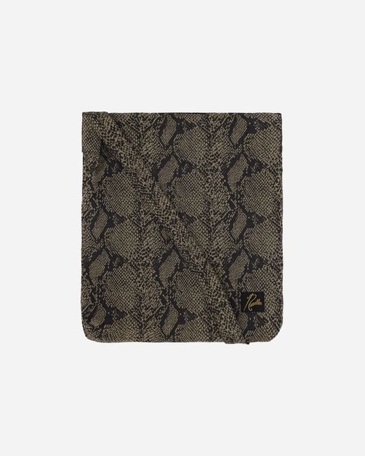 Needles Black Book Bag for men