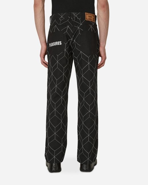 Pleasures Black Vocal Utility Pants for men
