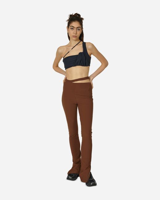 Nike Brown Jacquemus Asymmetrical Pants Cacao Wow