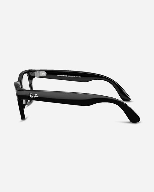 Ray-ban Meta Black Wayfarer Gen 2 Sunglasses Shiny / Clear / Graphite Green Transitions for men