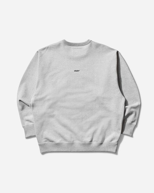 WTAPS DESIGN CREWNECK ASH GRAY Lサイズ