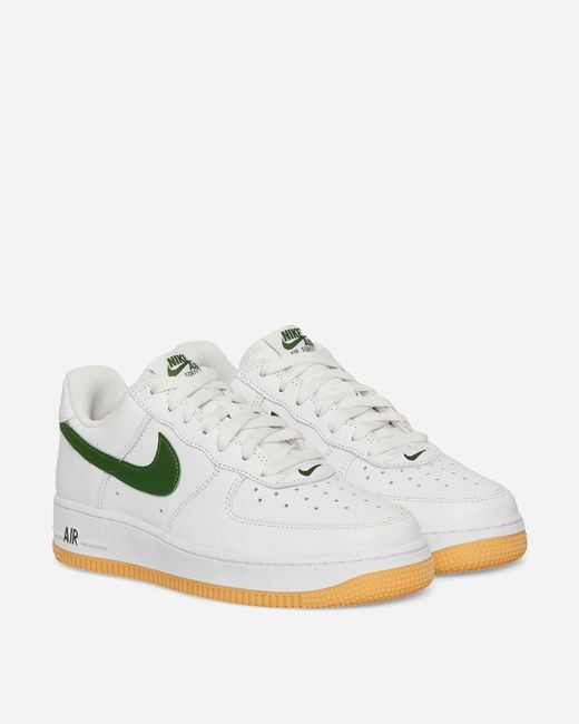 Nike Air Force 1 Low Retro Color Of The Month Sneakers White / Forest Green for men