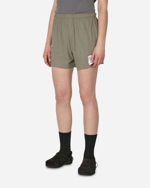 Satisfy Green Space-o 5 Shorts Dry Sage