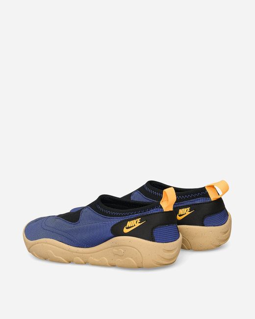 Nike Blue Aqua Turf Sneakers Deep Night / Laser Orange for men