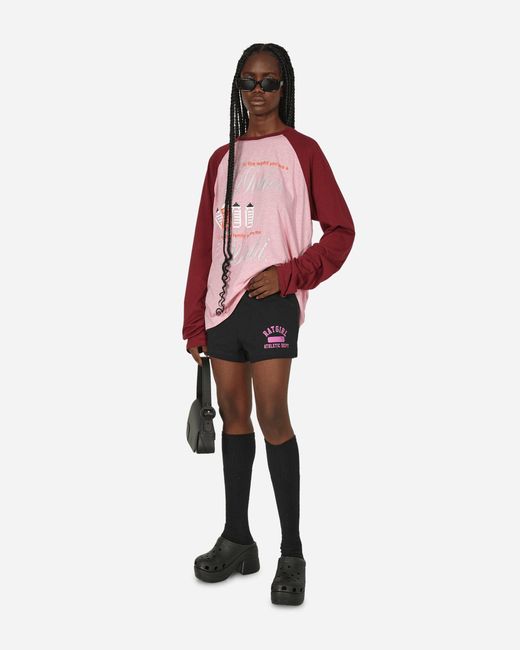 Stray Rats Black Ratgirl P.E. Shorts for men