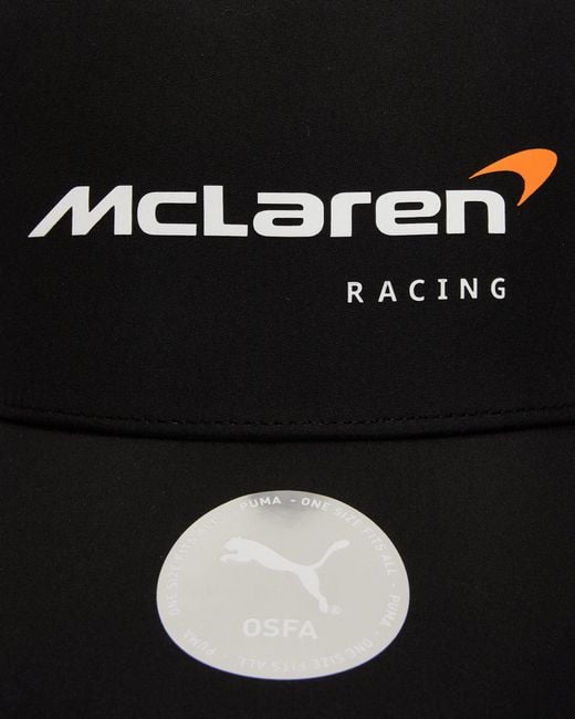 PUMA Black Mclaren Racing Baseball Cap for men