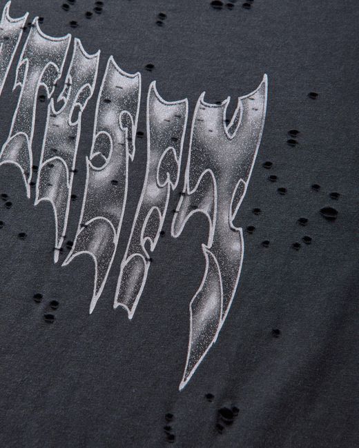 Satisfy Black Mothtech T-Shirt Aged for men