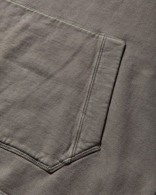 C P Company Gray Slam Jam Diagonal Fleece Brushed goggle Hoodie for men