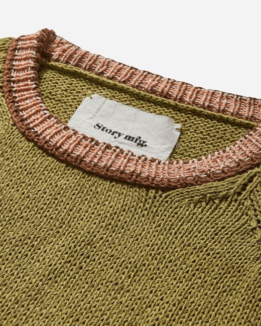 STORY mfg. Green Men S Bulb Jumper Sage Leaf for men