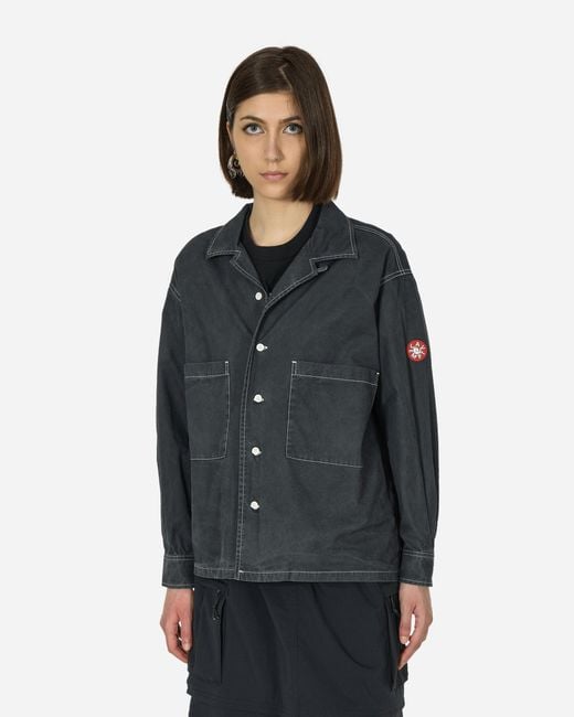 Cav Empt Black Washed Open Shirt for men