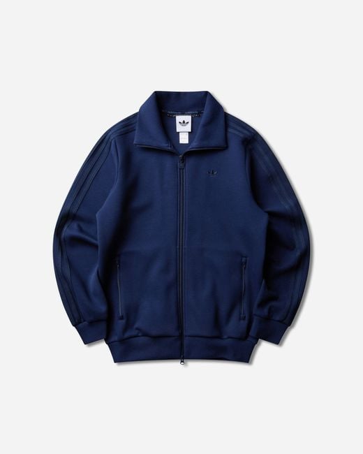 Adidas Blue Beckenbauer Premium Track Tops Night for men