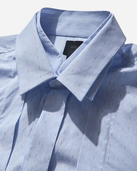 _J.L - A.L_ Blue Men S Palaeo Shirt Azure Stripe for men