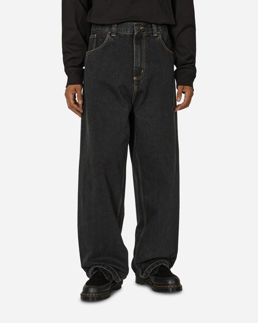 Carhartt Black Brandon Pants (Stone Washed) for men