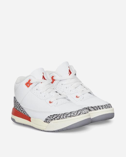 Nike White Air Jordan 3 Retro (Ps) Sneakers Georgia Peach for men