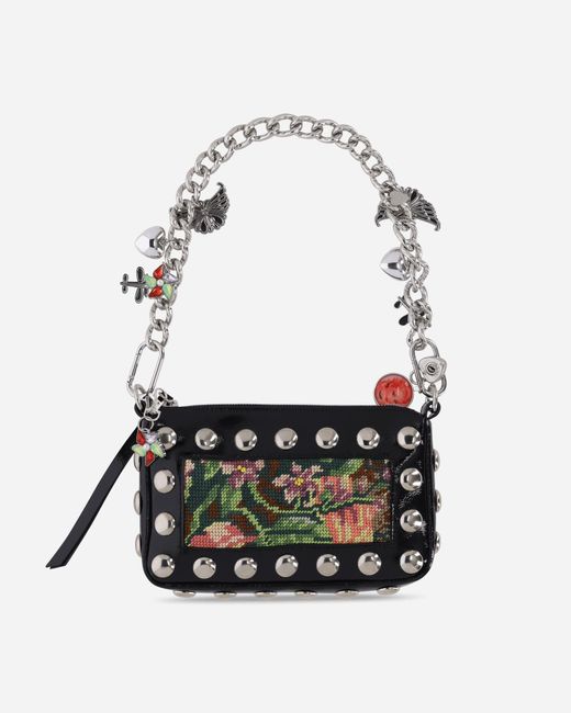 Chopova Lowena White Fillie Pouch Bag / Multicolor