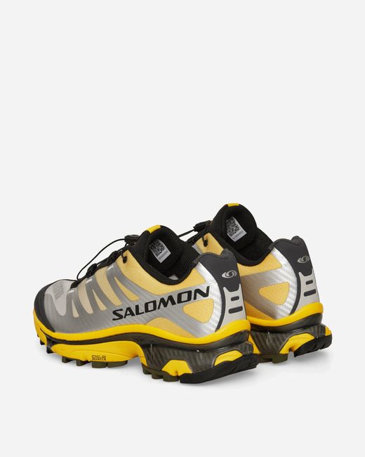 Salomon Yellow Xt-4 Og Sneakers Silver / Black / Lemon for men
