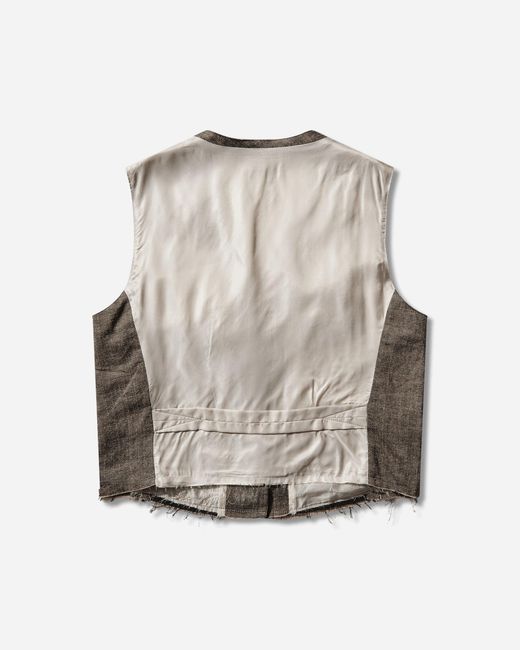 Our Legacy Gray S Base Waistcoat Deep Husk