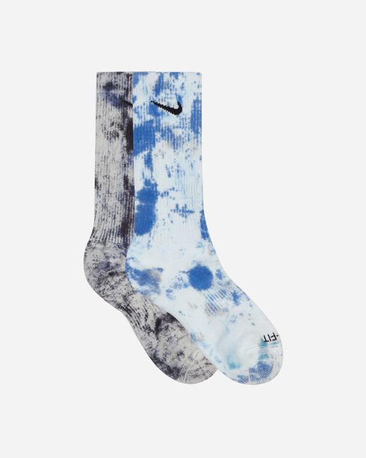 Nike Blue Everyday Plus Cushioned Crew Socks for men