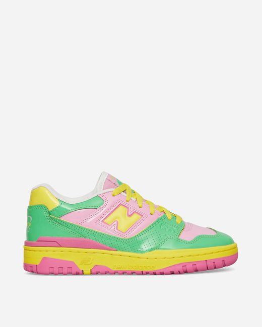 New Balance Yellow 550 Sneakers Pink / Green / Lime for men