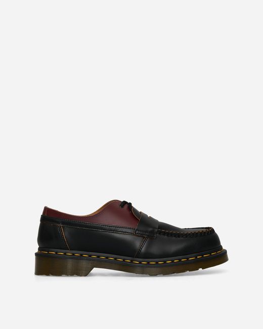 MM6 by Maison Martin Margiela Women S Dr. Martens 1461 / Penton Mash Up Loafers Black / Oxblood