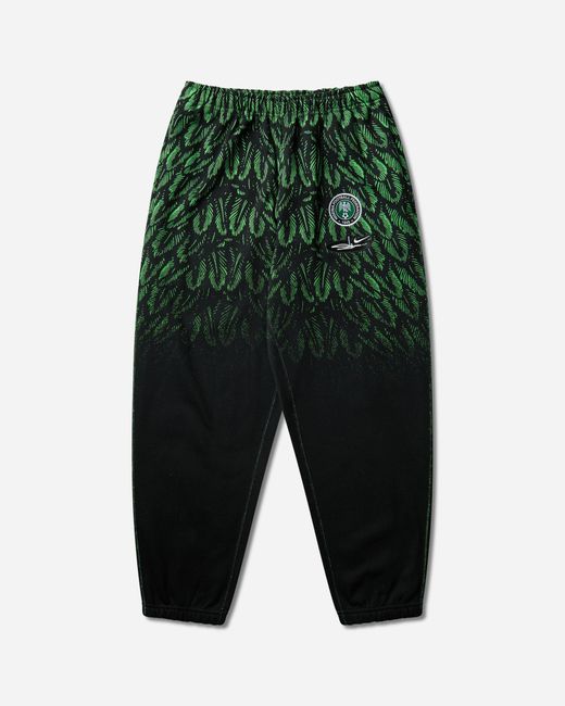 Nike Green Nigeria X Slawn Fleece Pants Poison for men