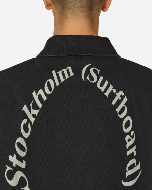 Stockholm Surfboard Club Black Logo Work Jacket for men