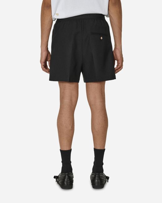 Stockholm Surfboard Club Black Relaxed Fit Shorts for men