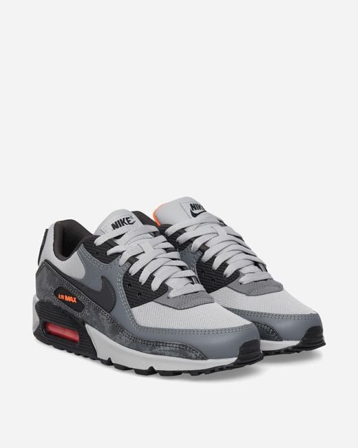 Nike Gray Air Max 90 Premium Cinder Cone Sneakers Smoke Grey / Black for men