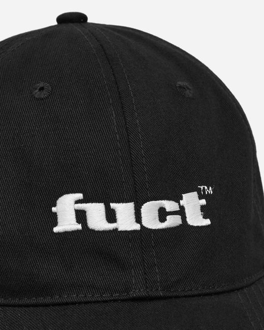 Fuct Black Logo Six-panel Cap for men