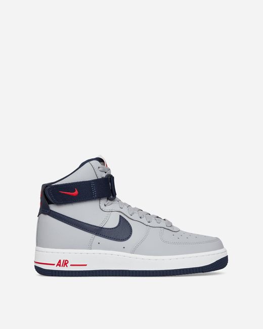 Nike Gray Wmns Air Force 1 High "patriots"