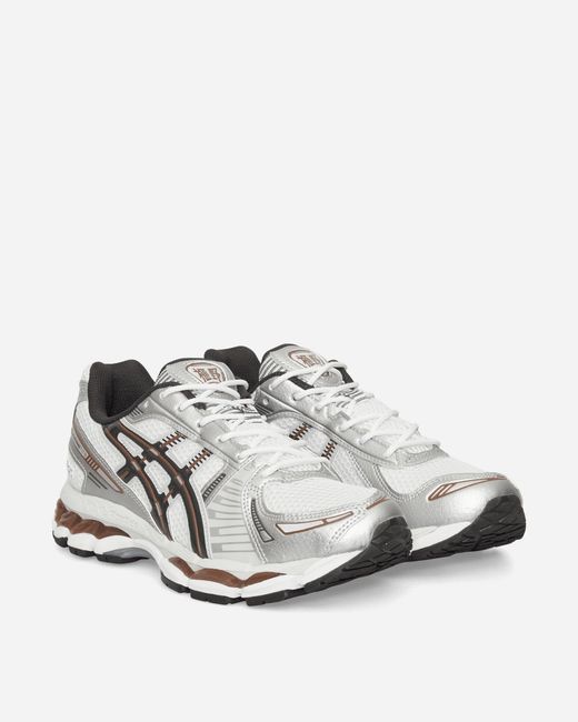 Asics White Gel-Kayano 12.1 Sneakers Graphite for men