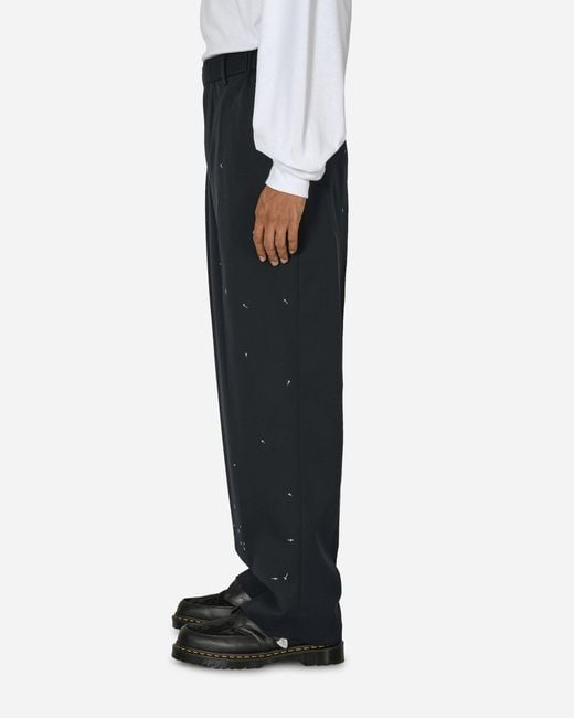 Undercover Black Pleated Pants Dark for men