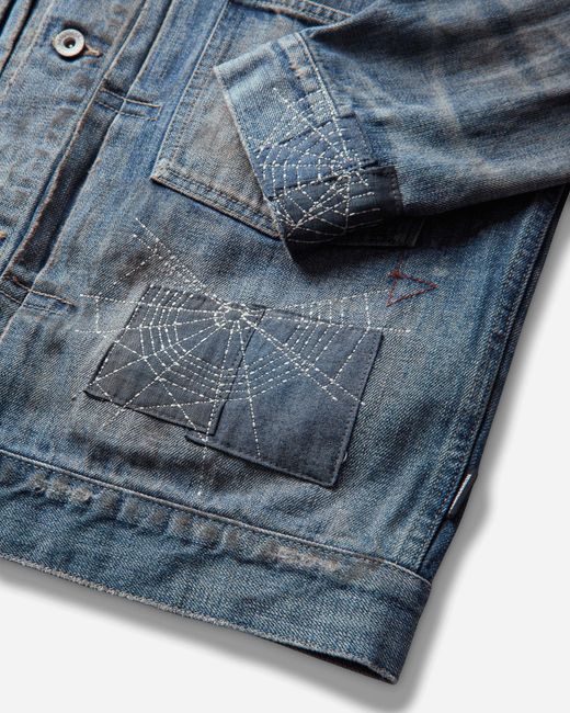 Neighborhood Blue Savage Denim Type-1 Jacket for men