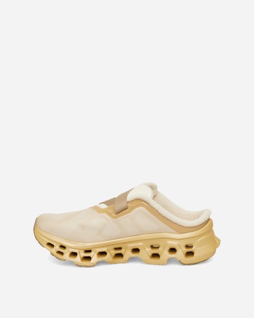 On Shoes Natural Women S Cloudmster 3 Mules Loess / Hare