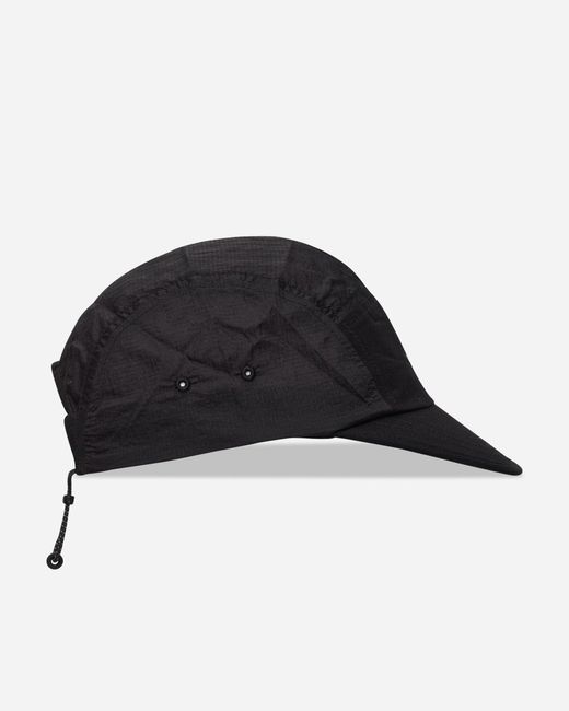 Satisfy Black Rippy Trail Cap for men