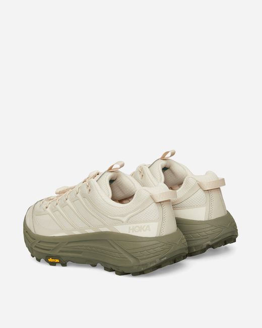 Hoka One One Natural Mafate Three2 Sneakers Oat Milk Eucalyptus for men