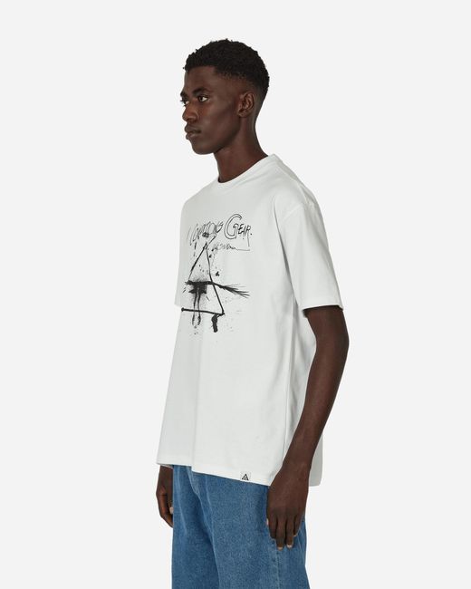 Nike Acg Ralph Steadman Graphic T-shirt Summit in White for Men | Lyst