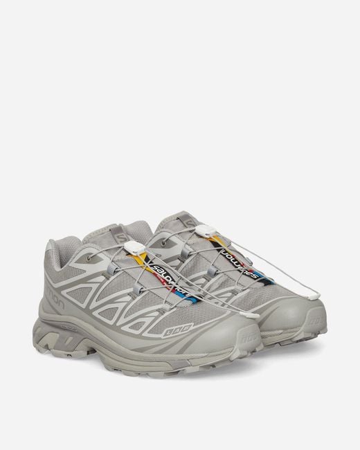 Salomon Gray Xt-6 Sneakers Ghost for men