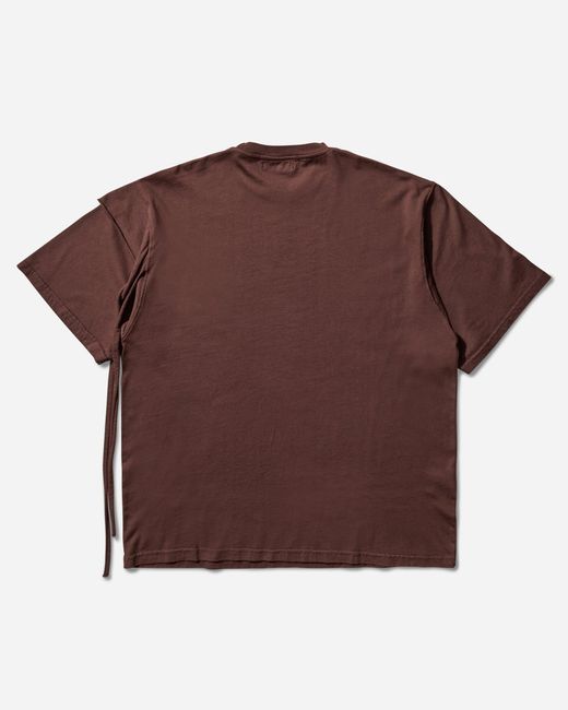OTTOLINGER Brown Women S Julien Ceccaldi Deconstructed Boxy T-shirt Dark Wash