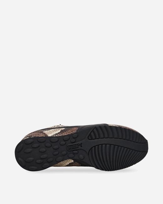 PUMA Brown Sprint Snake Sneakers Russet for men
