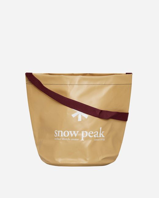 Snow Peak White Camping Bucket S Beige for men