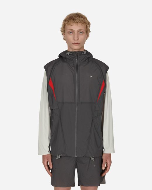 SLAM JAM Gray Fila Redefined Transformable Windbreaker for men