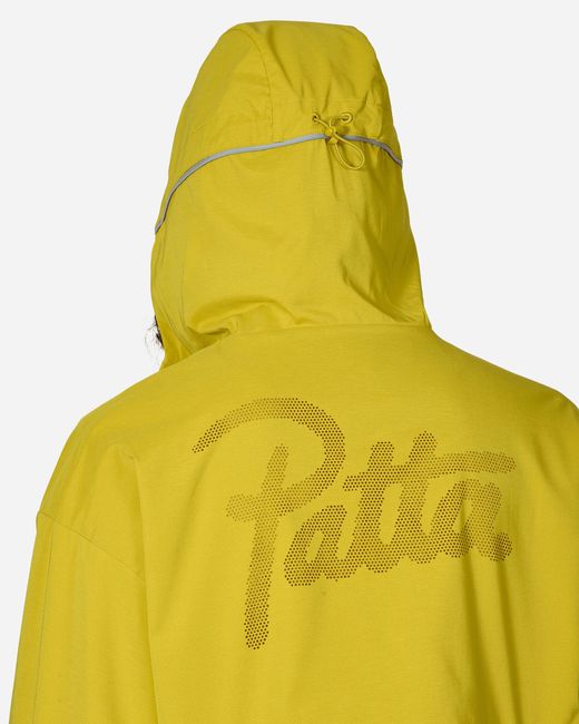 Nike Yellow Patta Running Team Hooded Track Jacket Saffron Quartz for men