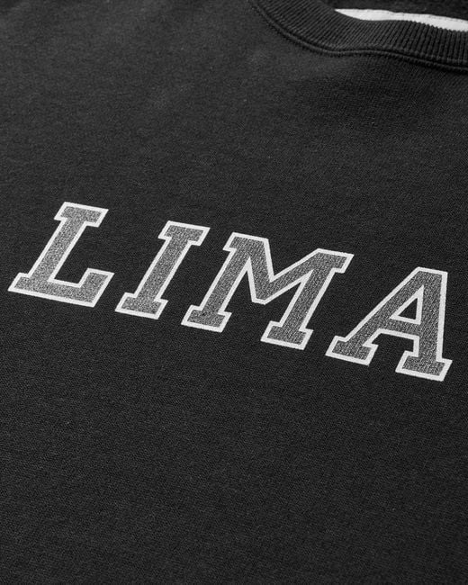 (w)taps Black S Academy Crewneck Sweatshirt for men