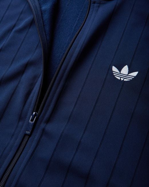 Adidas Blue Firebird Drop Needle Track Top Night for men