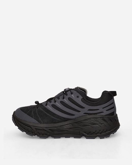 Hoka One One Black Elite Terrain System Stinson Evo Og Sneakers / for men