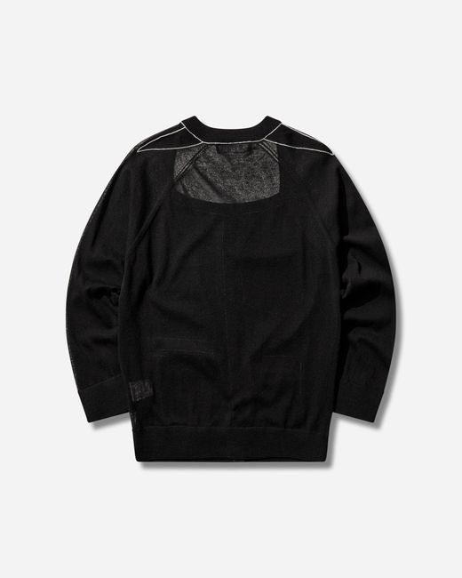 Kiko Kostadinov Black S Kreiner Knit Cardigan
