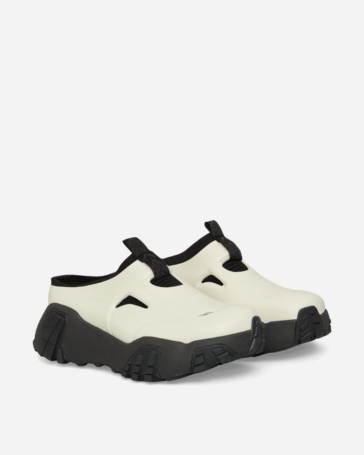 SLAM JAM White Vibram Rubber Core Sabot Asparagus for men
